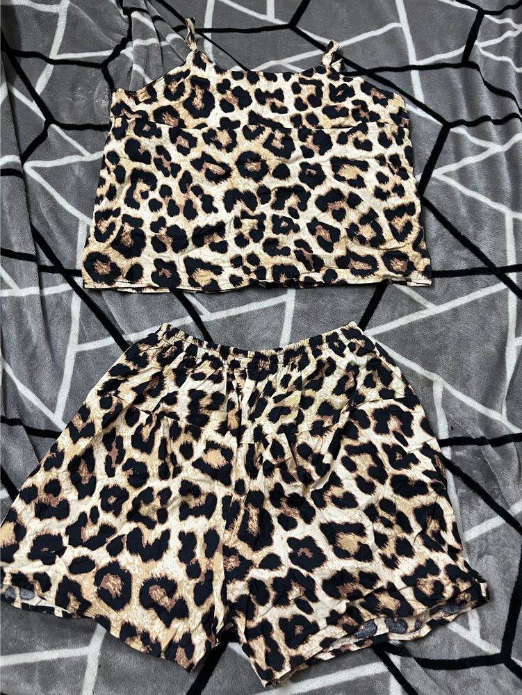 Leopard Print Lounge Set