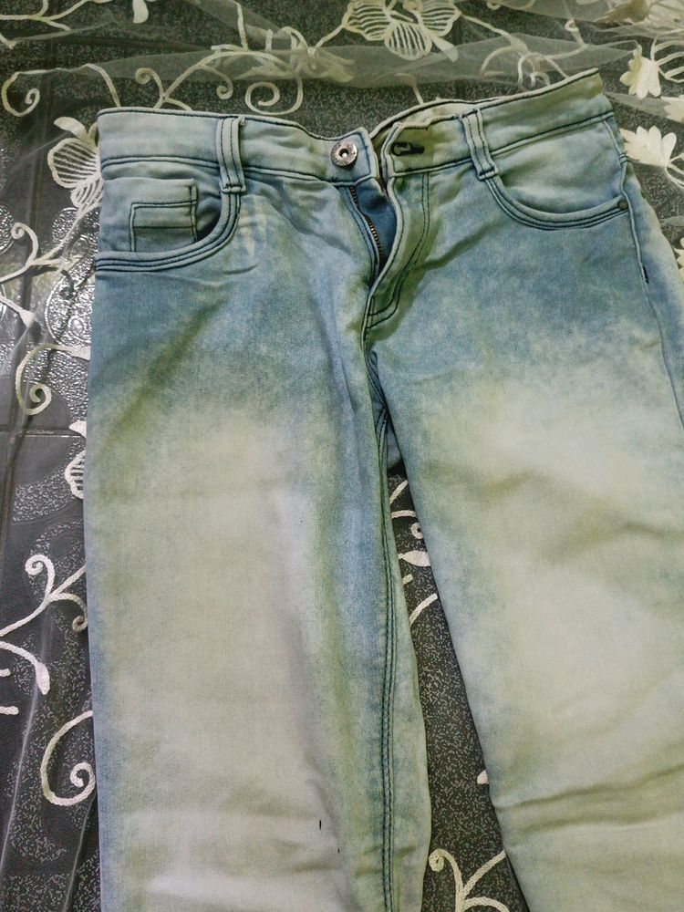 Jeans Faded Blue