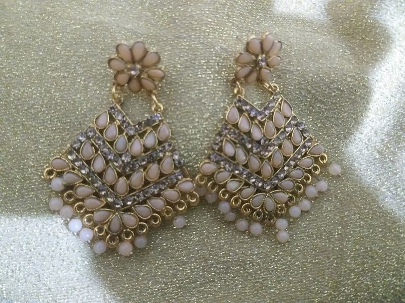 Peach Earrings ..
