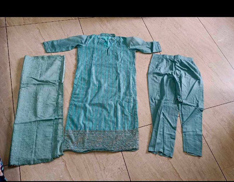 Sea Green Kurta Set