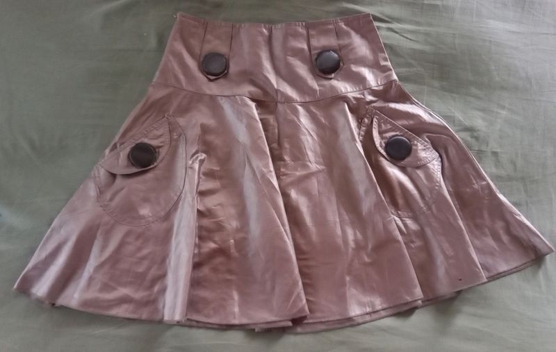Korean Skirt With Button Details