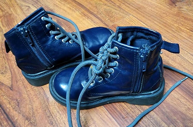 Zara Blue Boots for kids Used