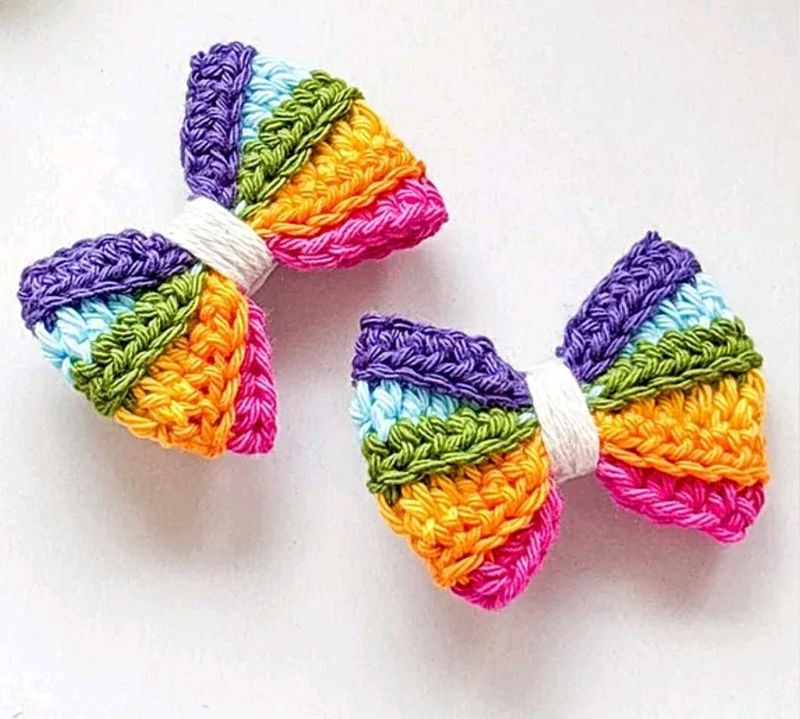 Crochet Hair Clips