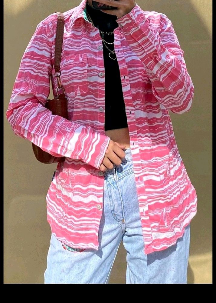 Pinteresty Pink Shirt And Tank Top Combo