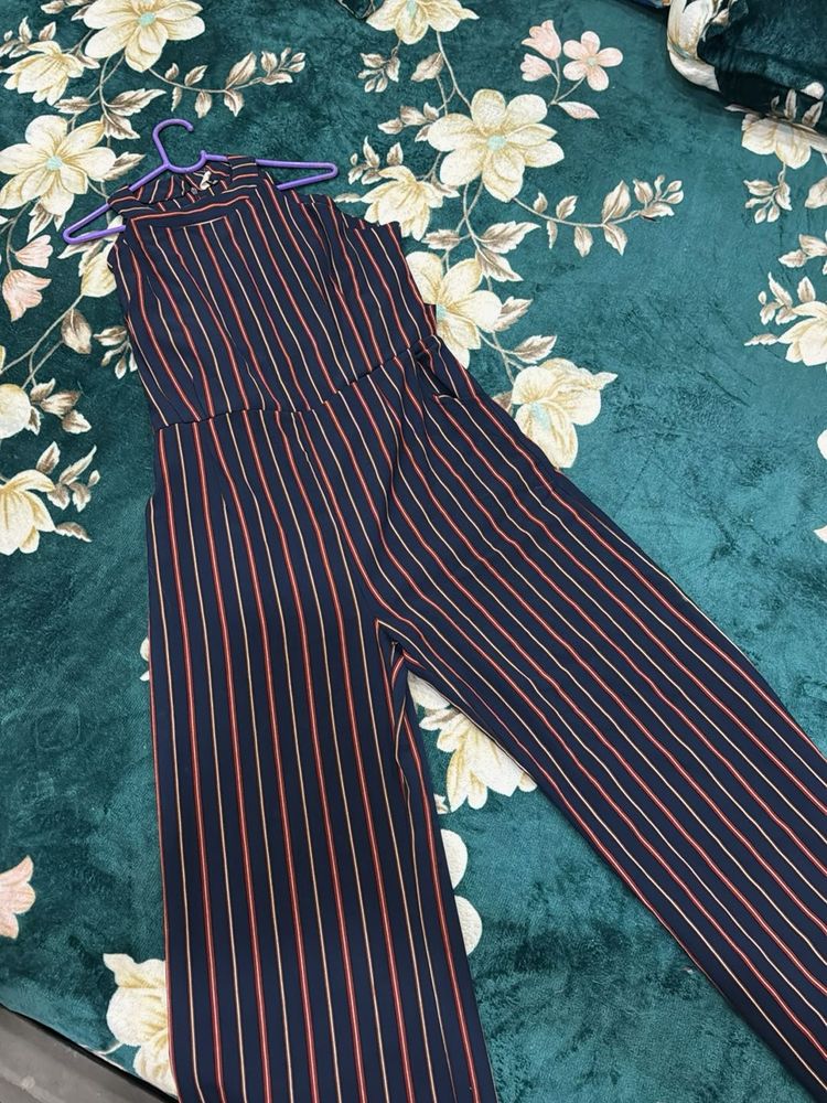 Striped Jumpsuit - Stylish &amp; Comfy