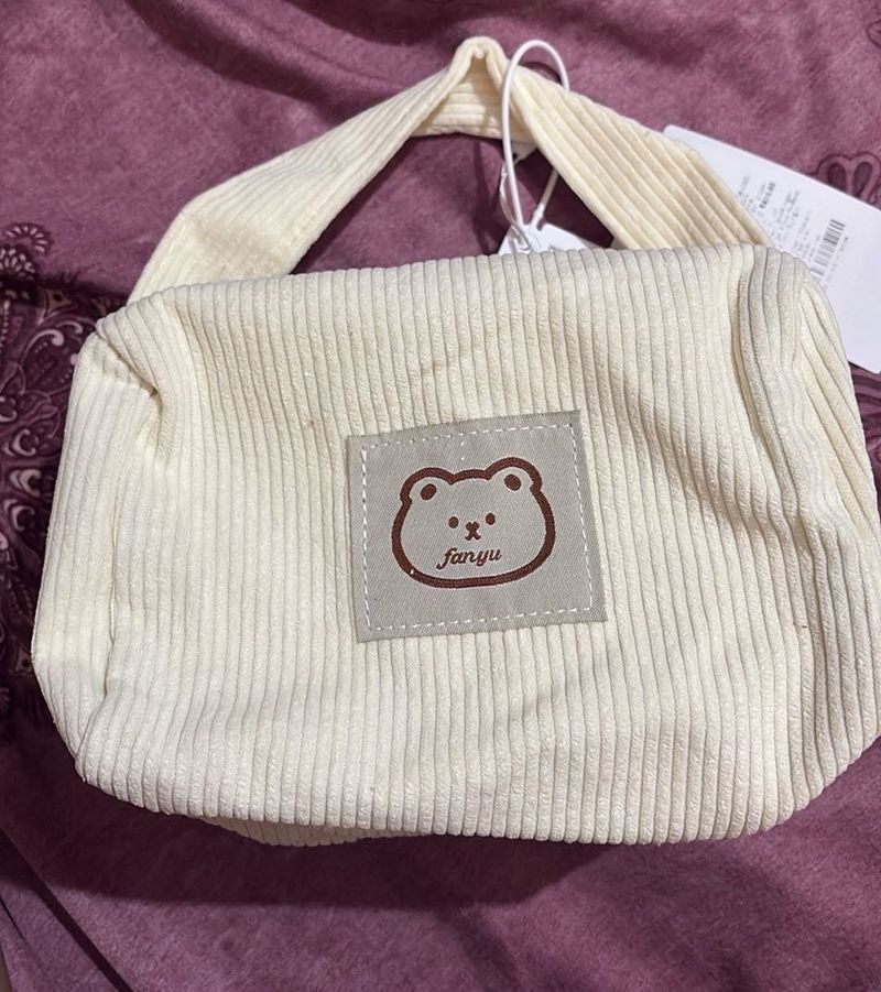 Cute Bear makeup/ toiletries bag