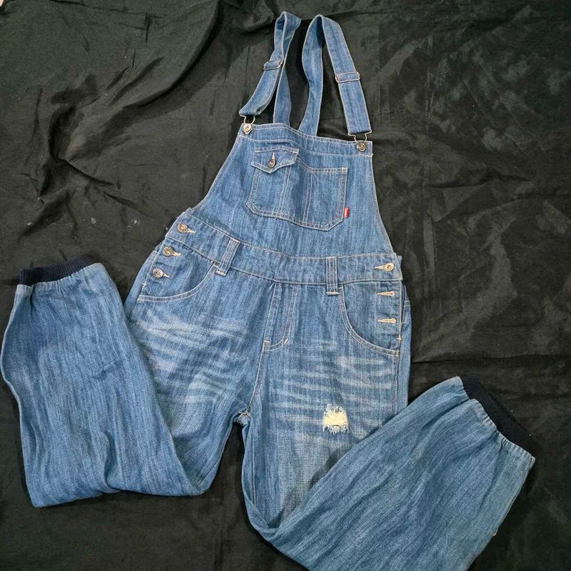 Denim Overalls|casual