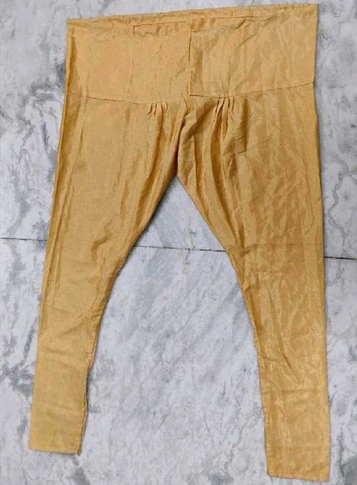 cream colour Silk plazzo salwar pant