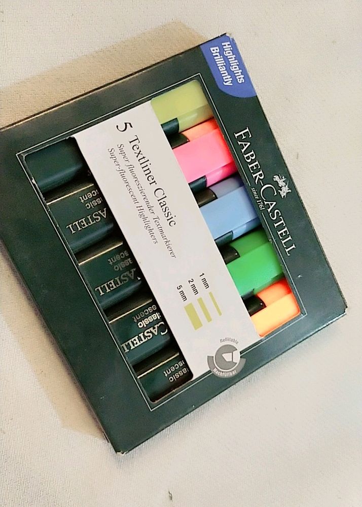 Pack Of 5 Highlighters