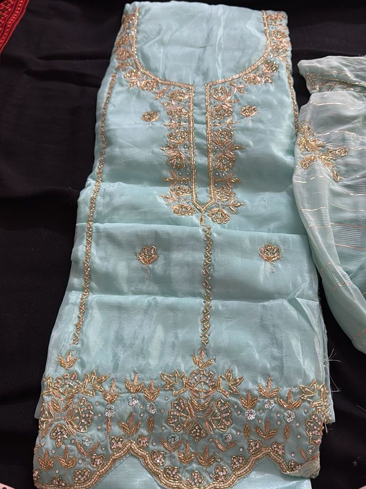 Elegant Embroidered suit material