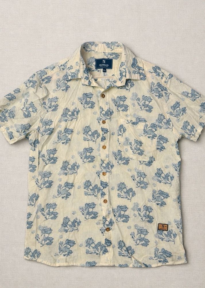 Floral Print Short Sleeve Shirt