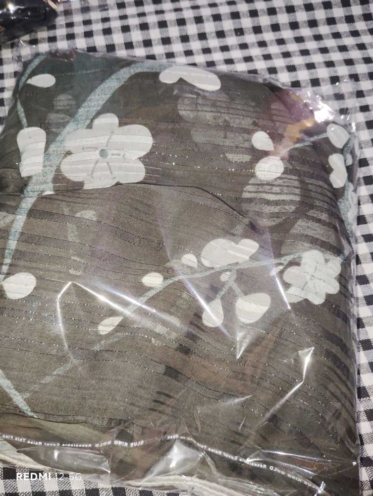 Floral Print Saree