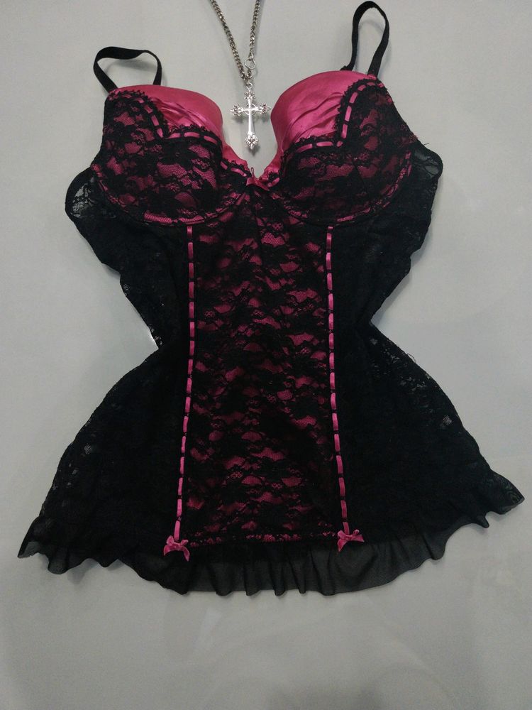 ⛓️🩸✨️H&amp;M Grunge Goth Coquette Padded Corset