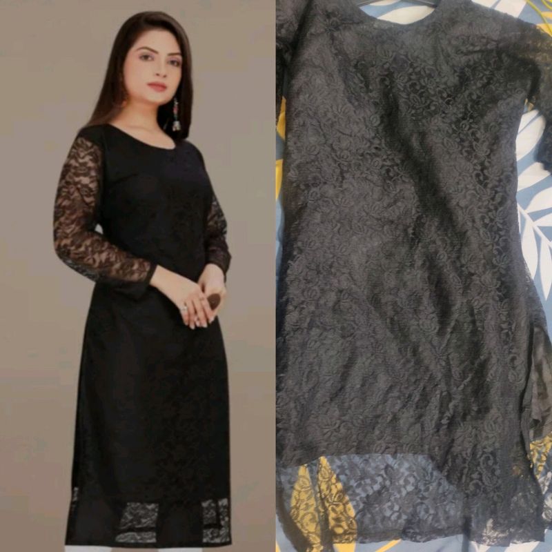 💣🔥💥Net Black Kurta