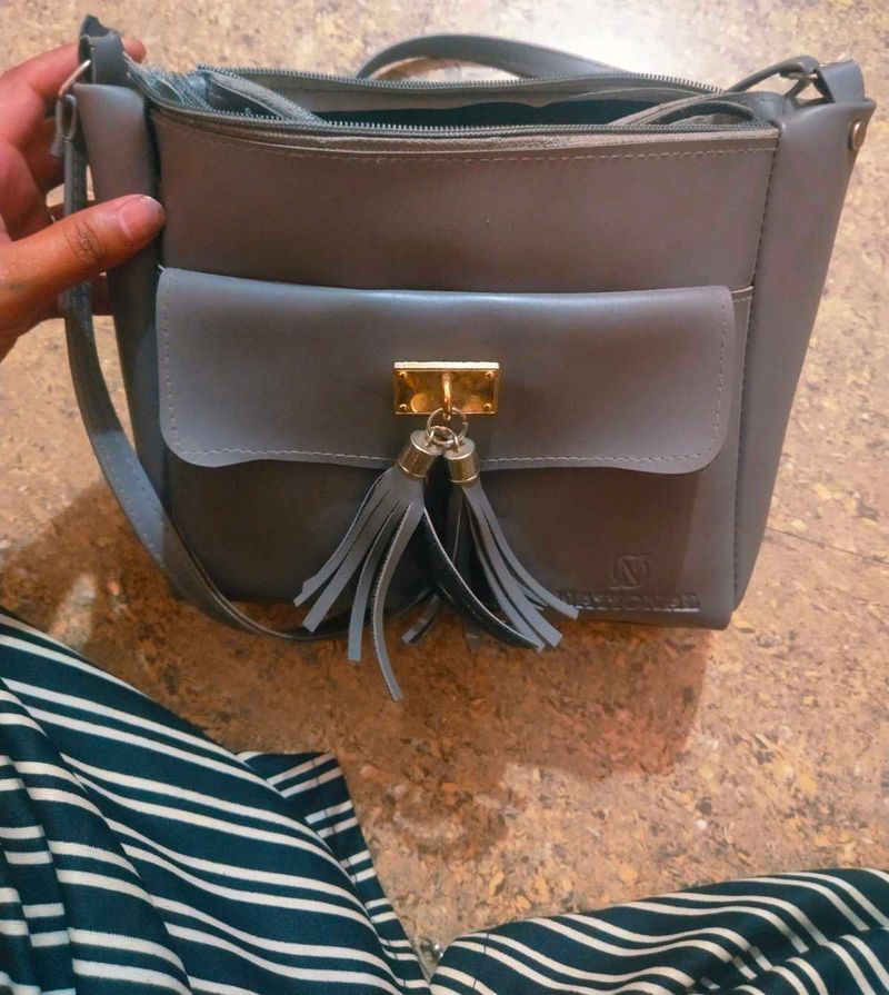 Grey Slingbags