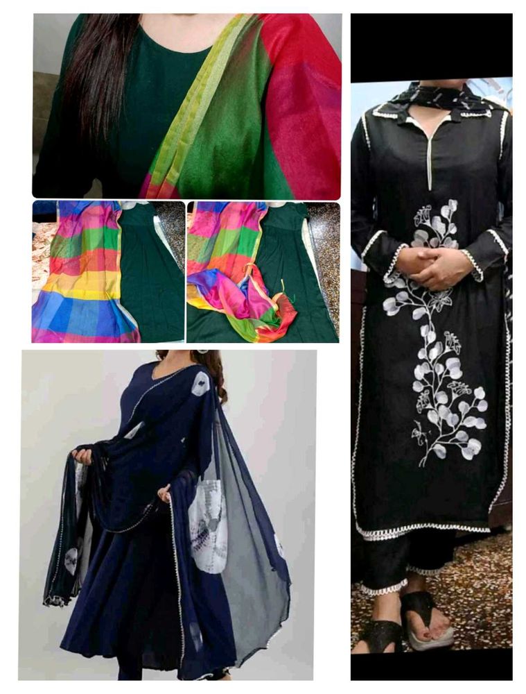 Three Kurta Sets Combo