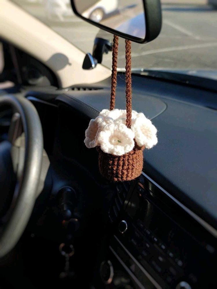 Car Hanging Flower Decor