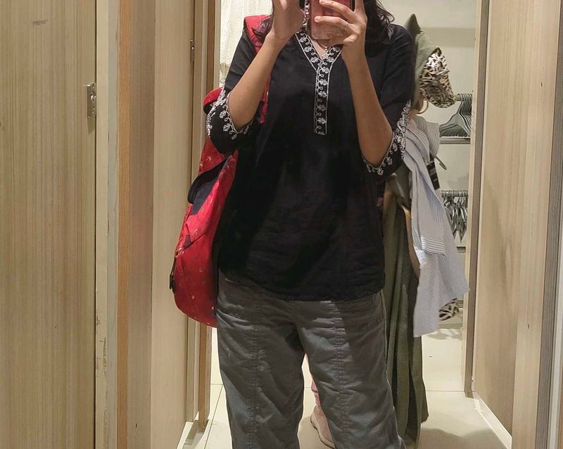 Black Short Kurti
