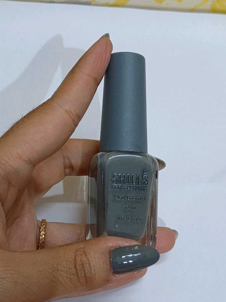 Grey Nail Paint By Shills Professional