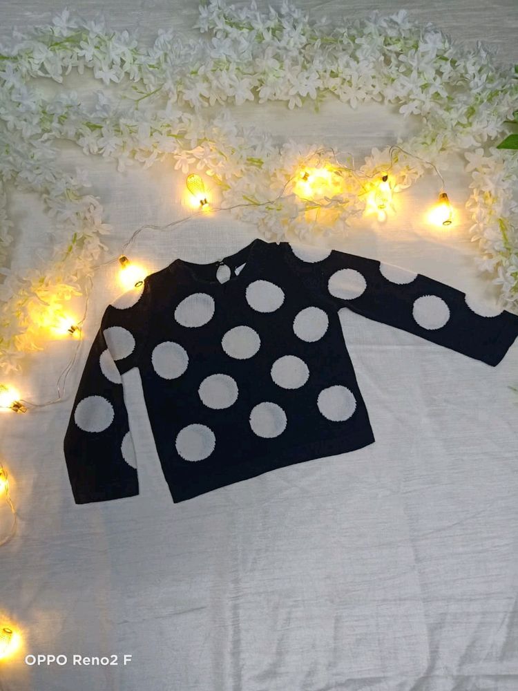 First Cry Quality Only In 99rs Polka Dot Sweater