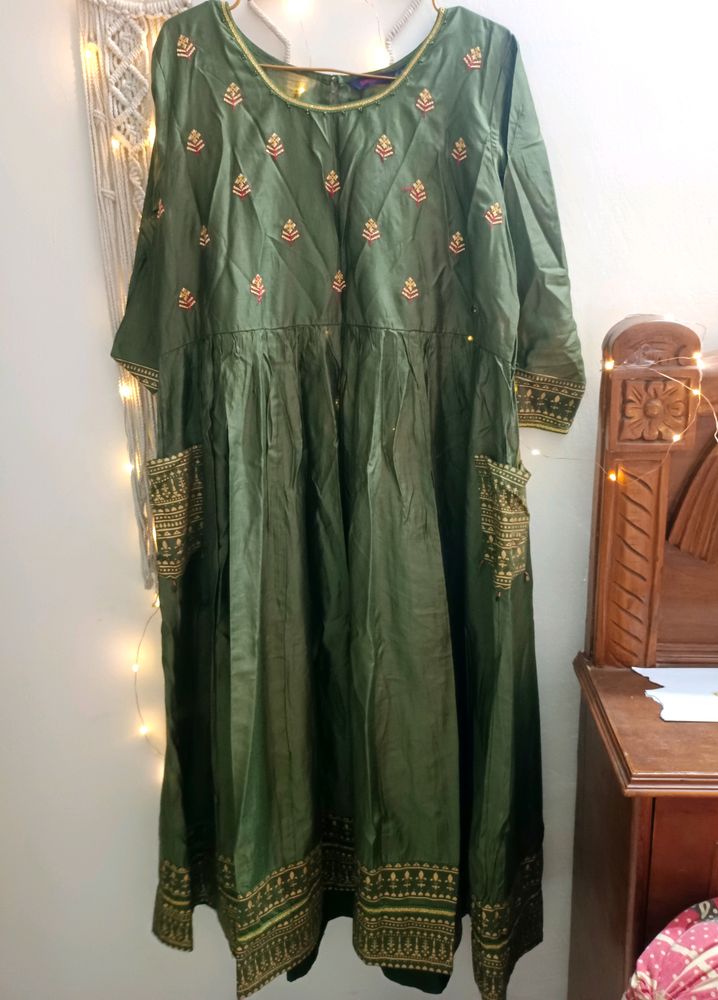 Srishti Partywear Women Anarkali Kurta XL