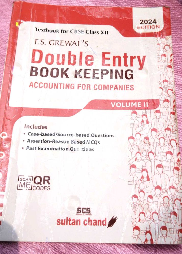 TS Grewal Double Entry Book Keeping Class 12