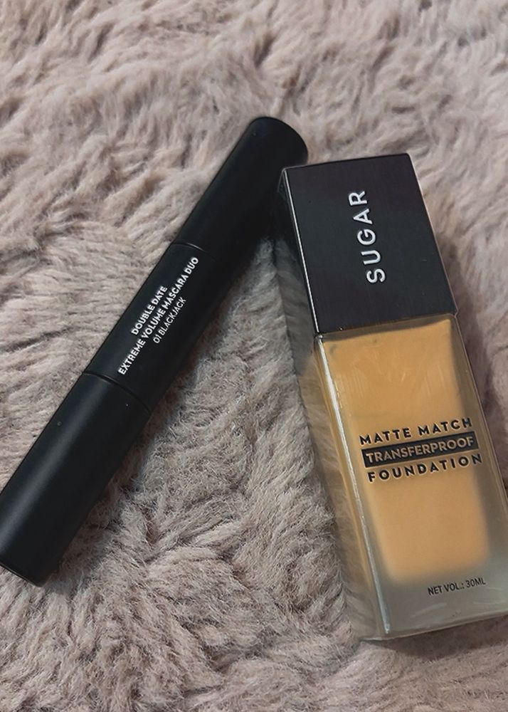 Sugar Mascara + Foundation Combo