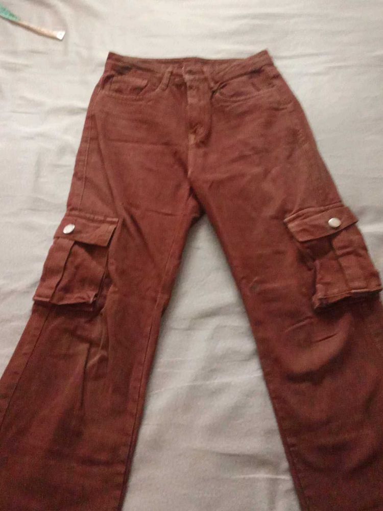 Brown Cargo Pants