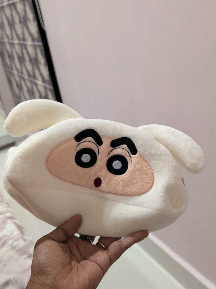 Shinchan Plush Pouch