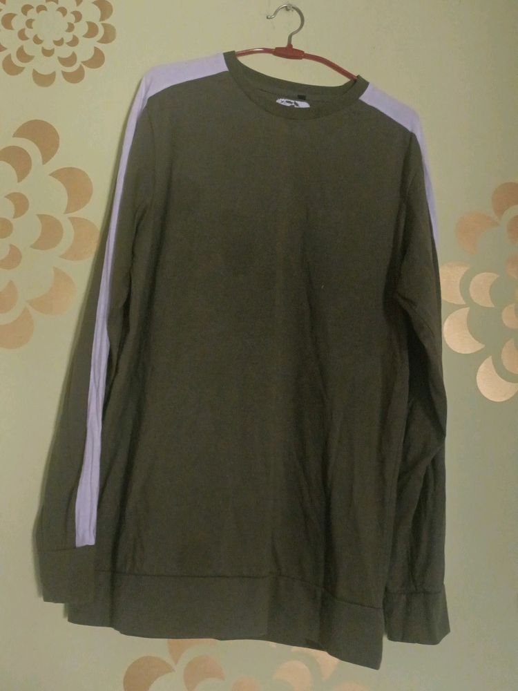 Olive Green Long Sleeve Tee