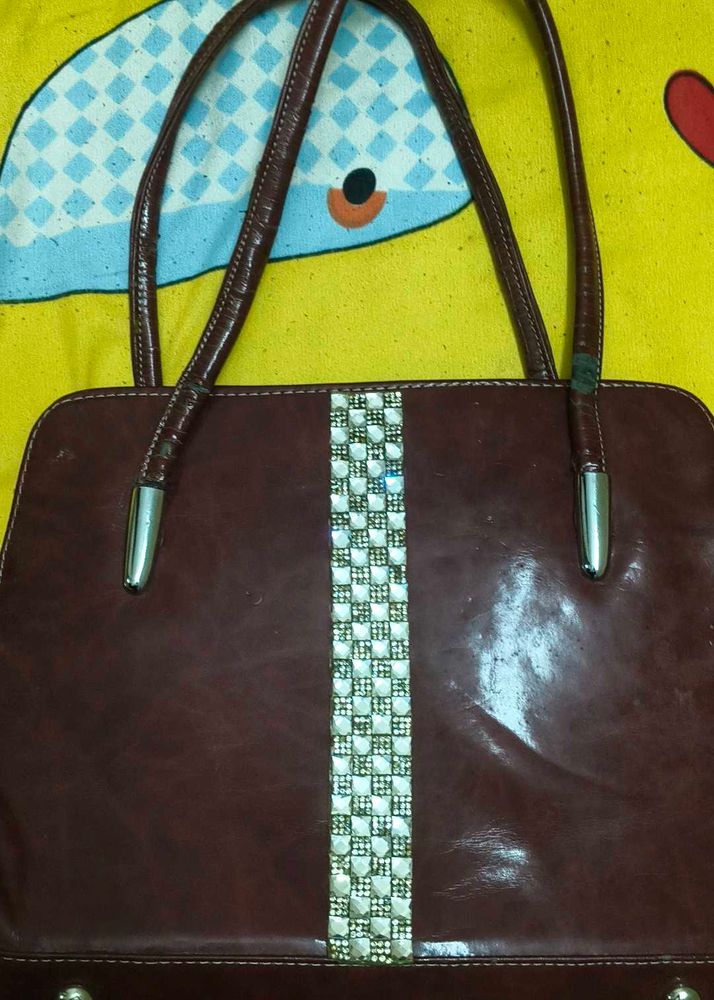 Maroon Party Handbag