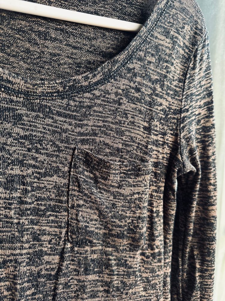 Brown Bodycon Top, Fit, Cute, Smart, Solid