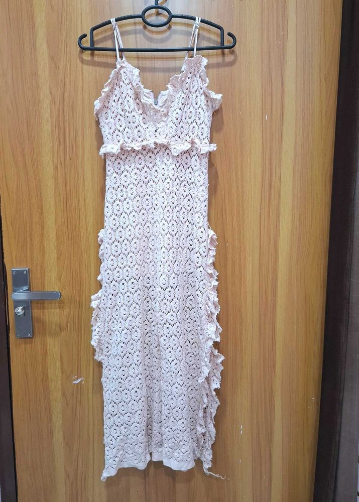 LACE CUTWORK JUMPSUIT