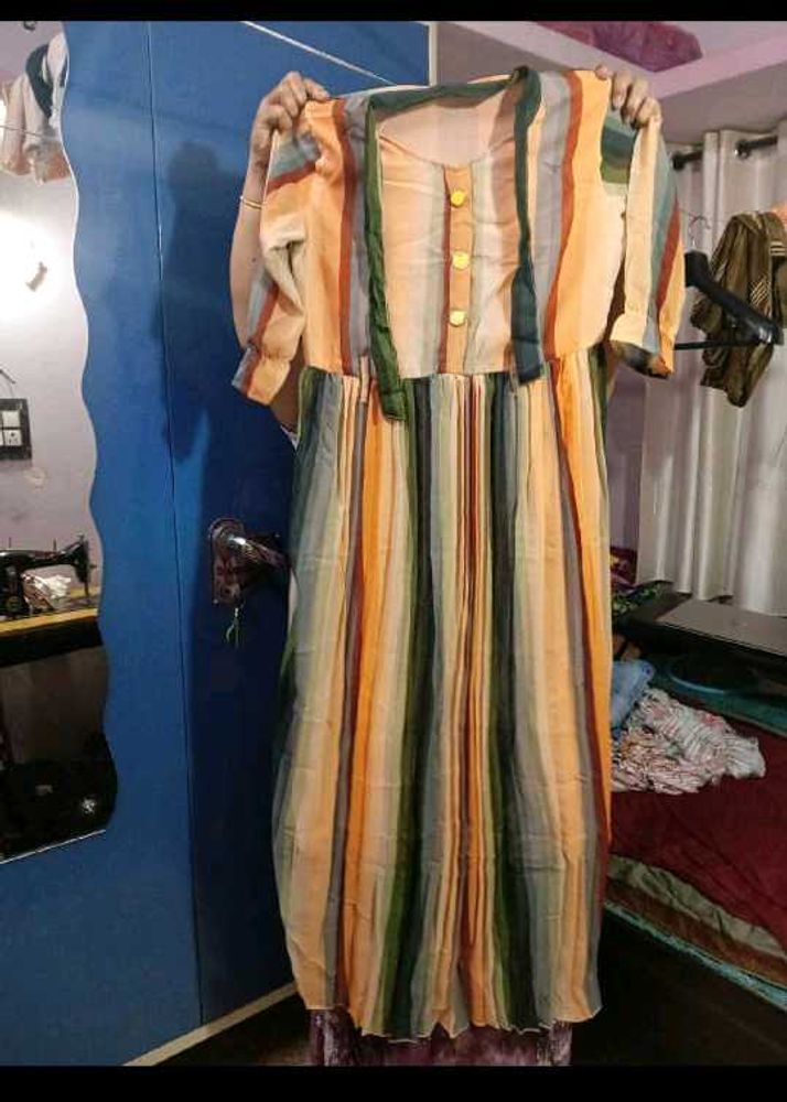 Striped Maxi Dress