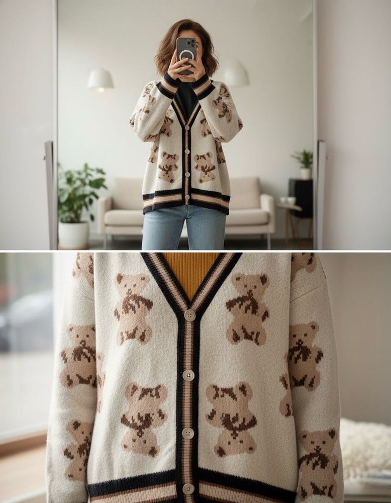 Teddy Bear Cardigan