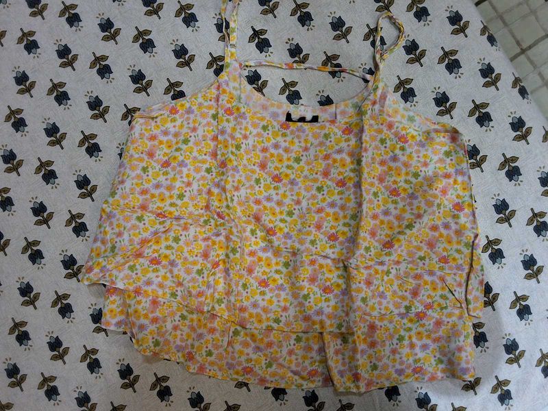 Flower Power Summer Crop Top