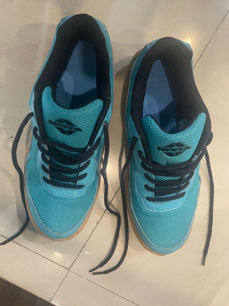 Aqua Blue Sports Shoes