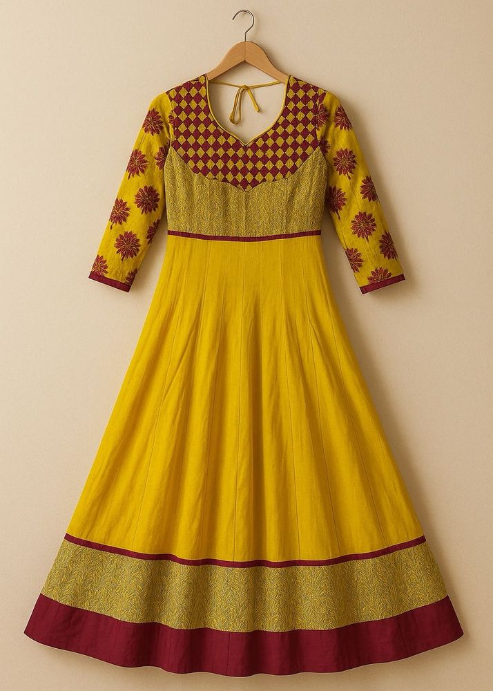 Yellow Gown For Haldi Function