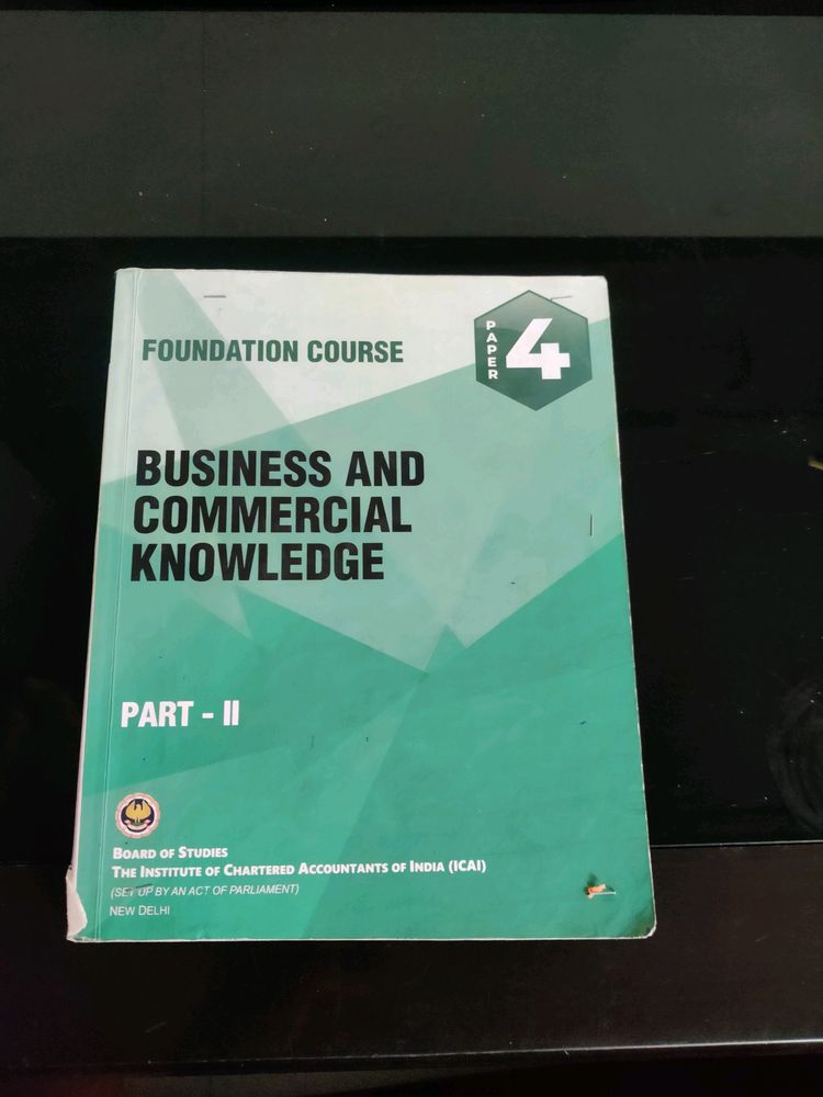 CA FOUNDATION (ICAI BOOK) Business Mathematics, Logical Reasoning And Statistics