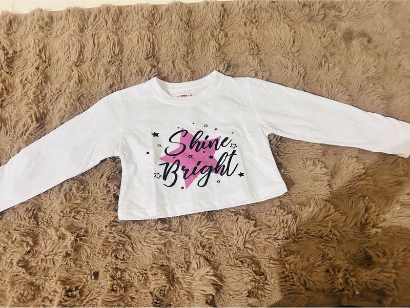 Cute &#39;Shine Bright&#39;bby girl Top