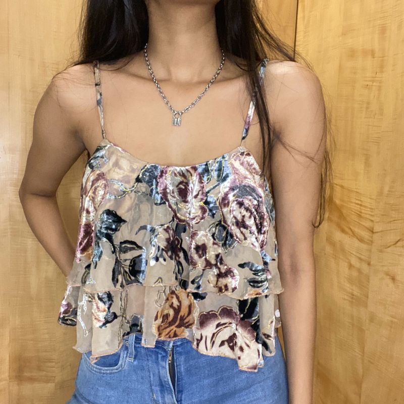 Floral Cami Top- Nasty Gal