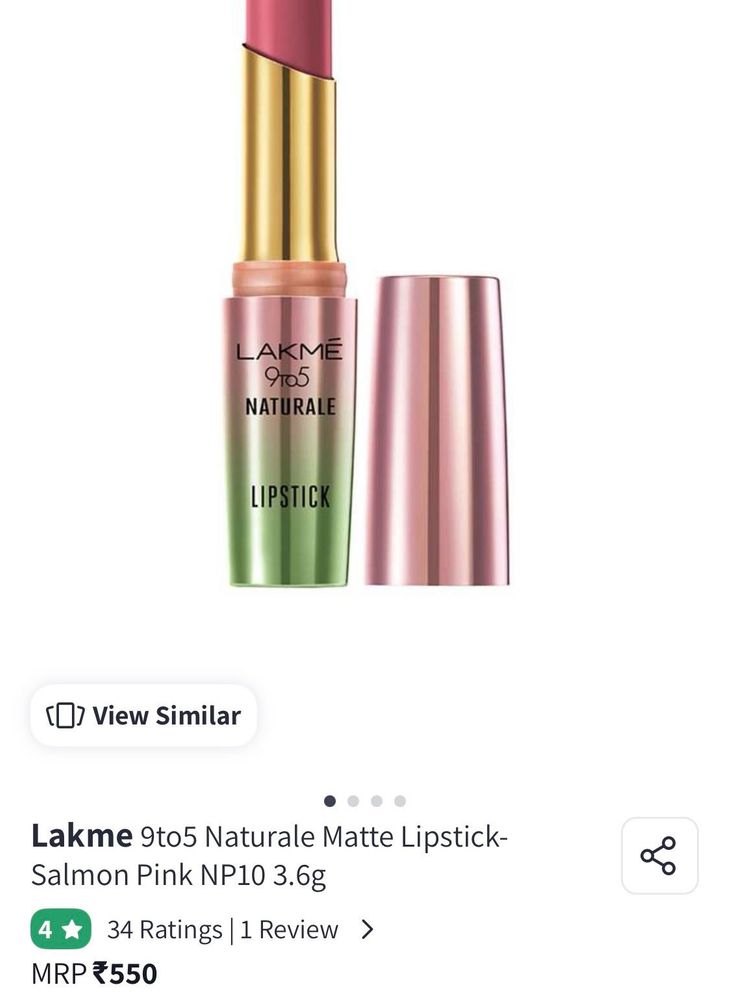 Lakme 9to5 Naturale Lipstick