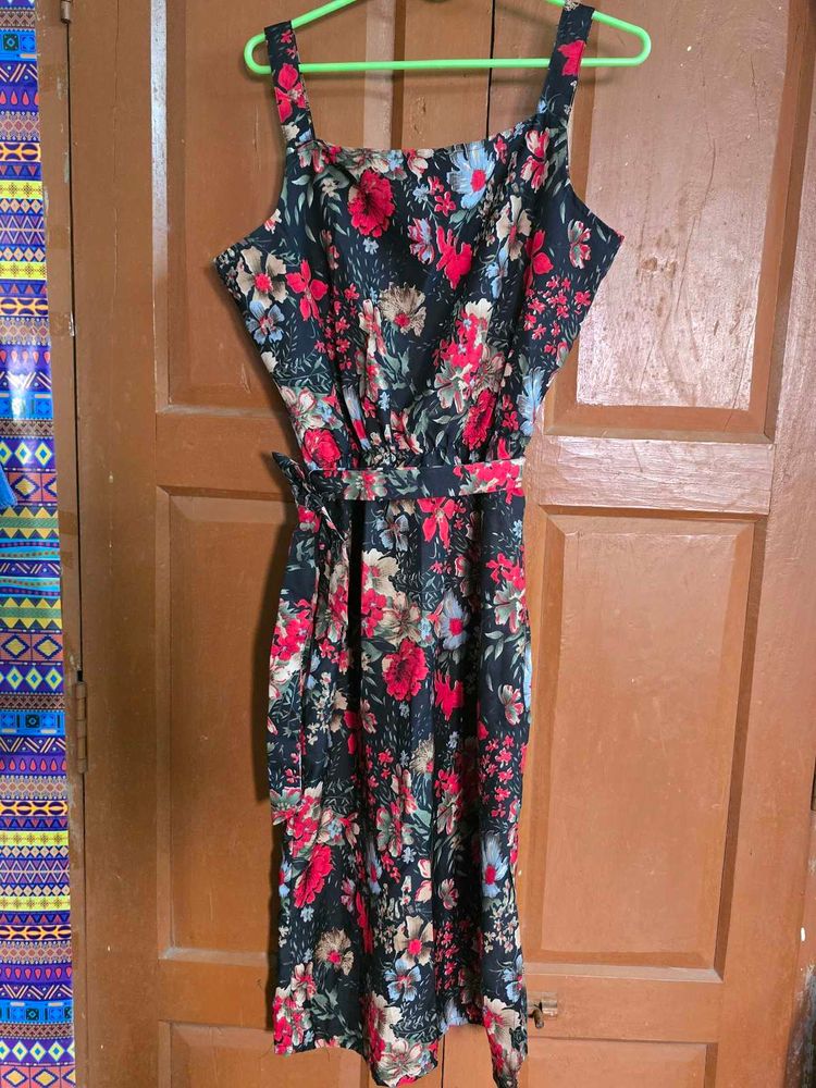 Floral Print Midi Sundress