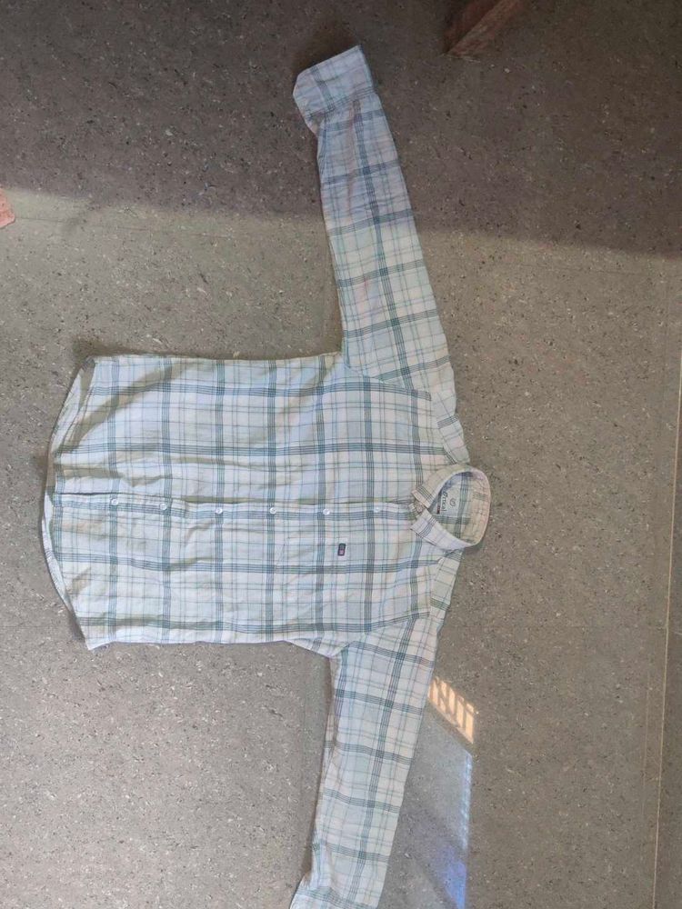 Men&#39;s Plaid Long Sleeve Shirt