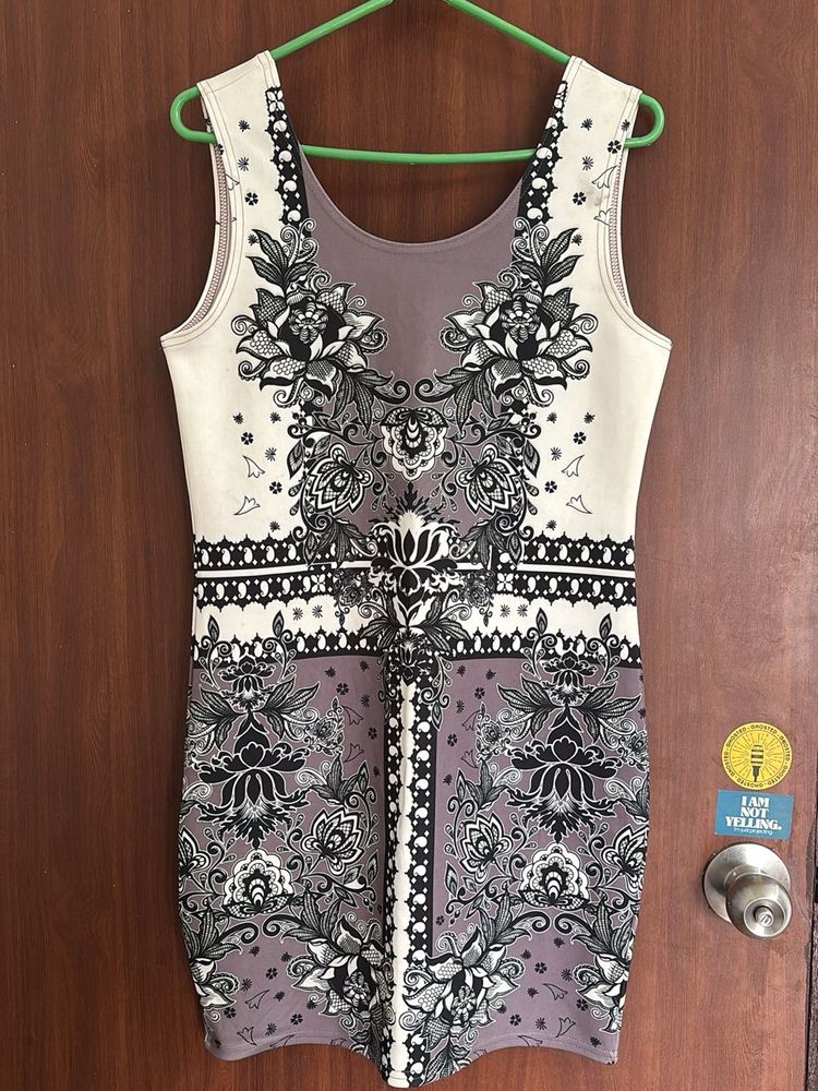 Floral Print Bodycon Dress