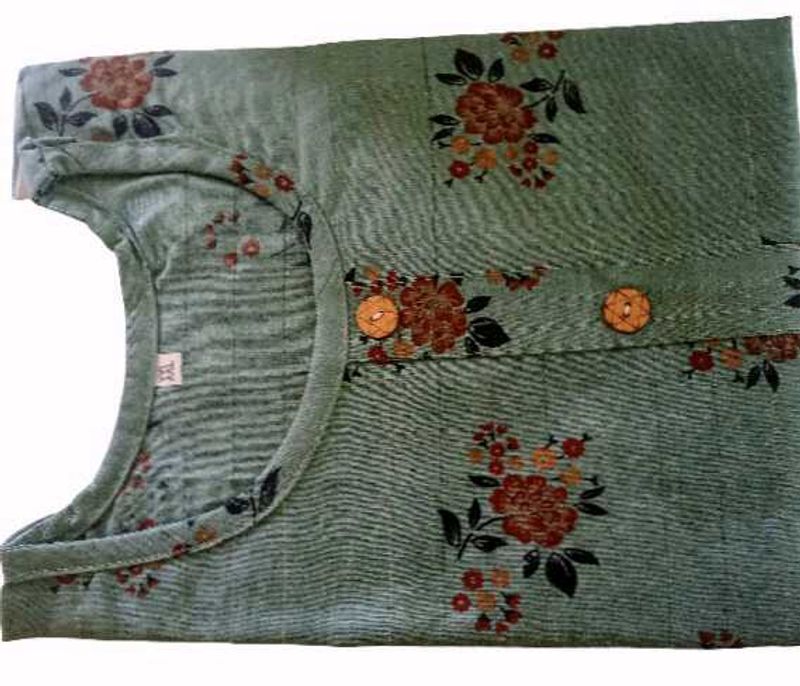 Floral Print Kurta