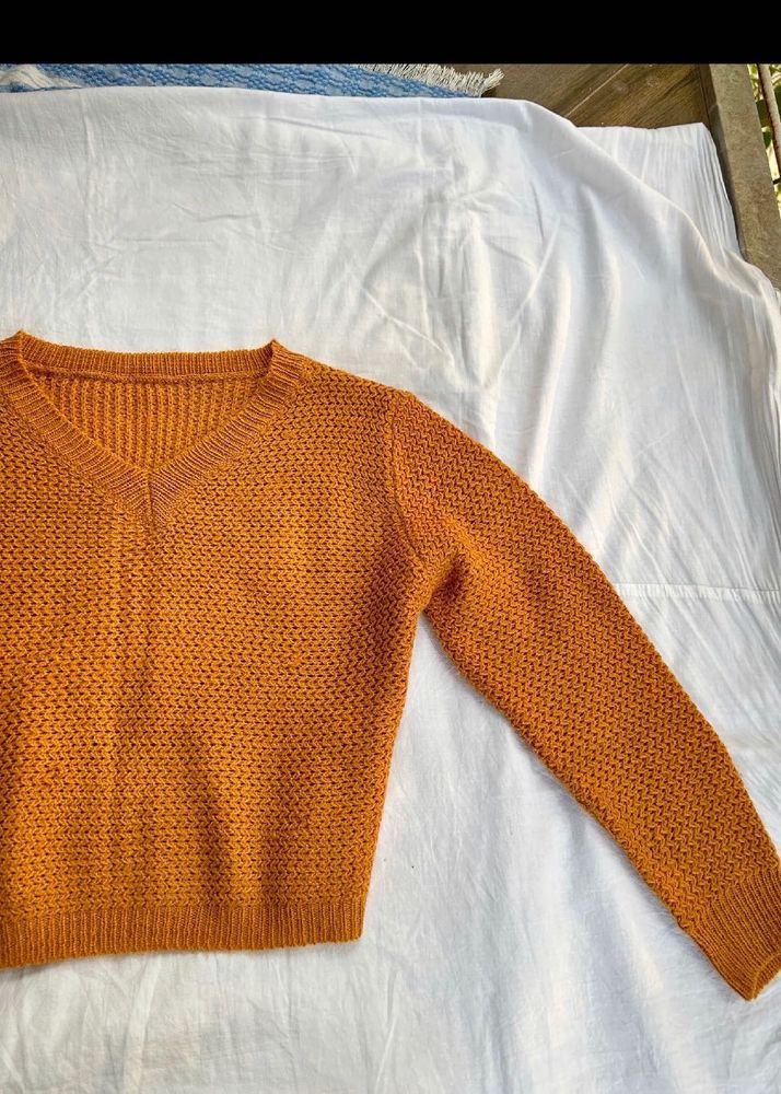 Winter V-Neck Knit Sweater Jumper