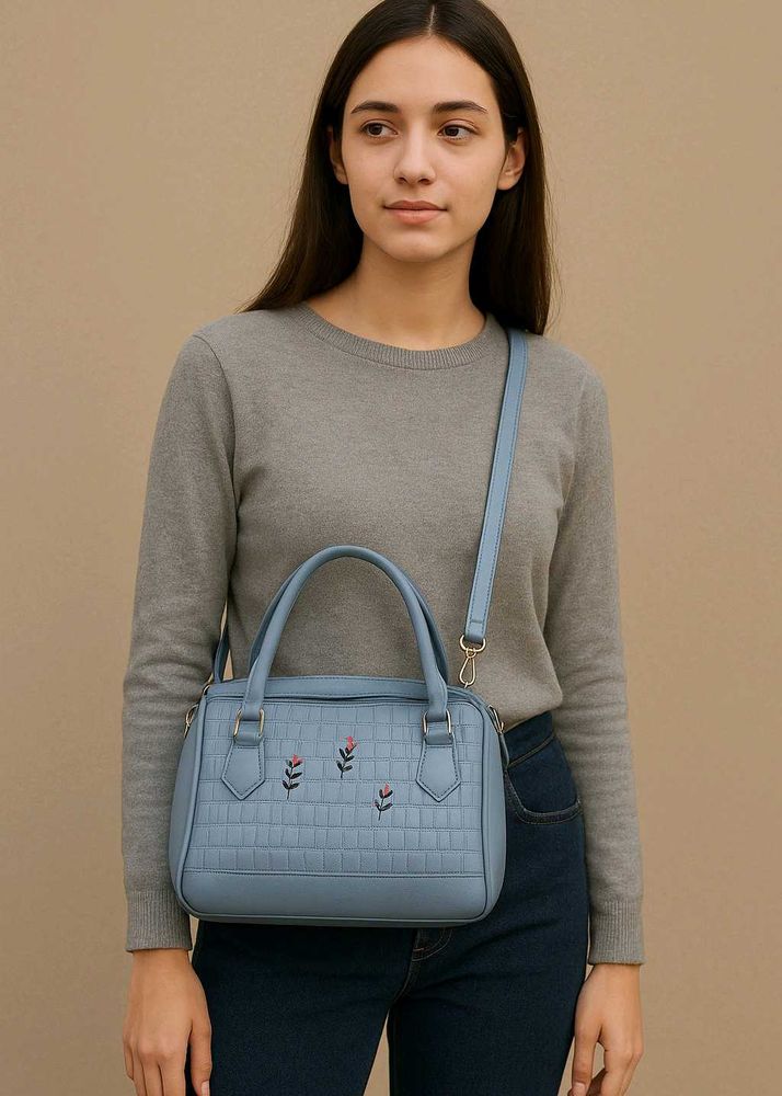 Floral Embroidered Handbag