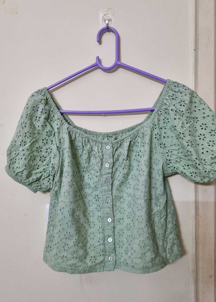 A Balloon Sleeved Top From Pantaloons