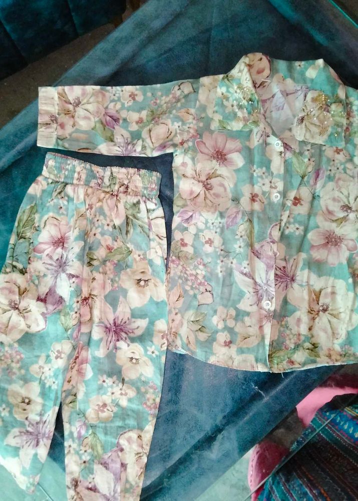 Pathani Kurta Type Shirt And Pant